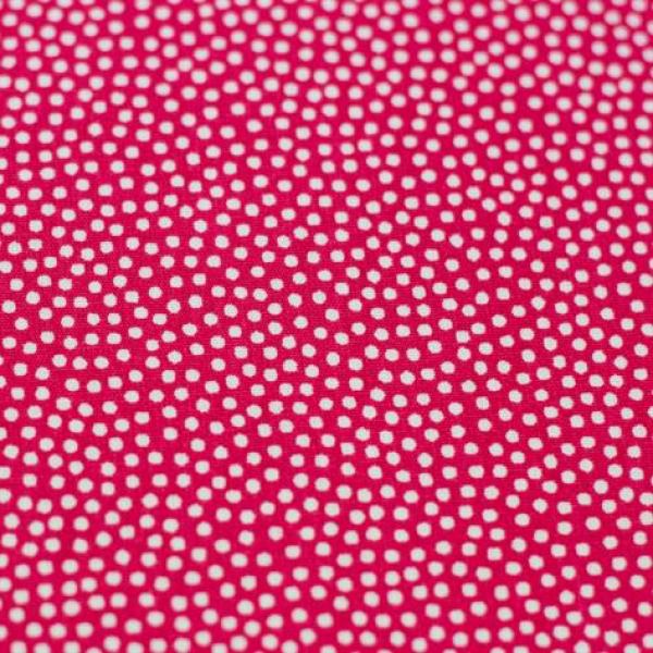 Baumwolle Dotty Pink/Weiß by Swafing